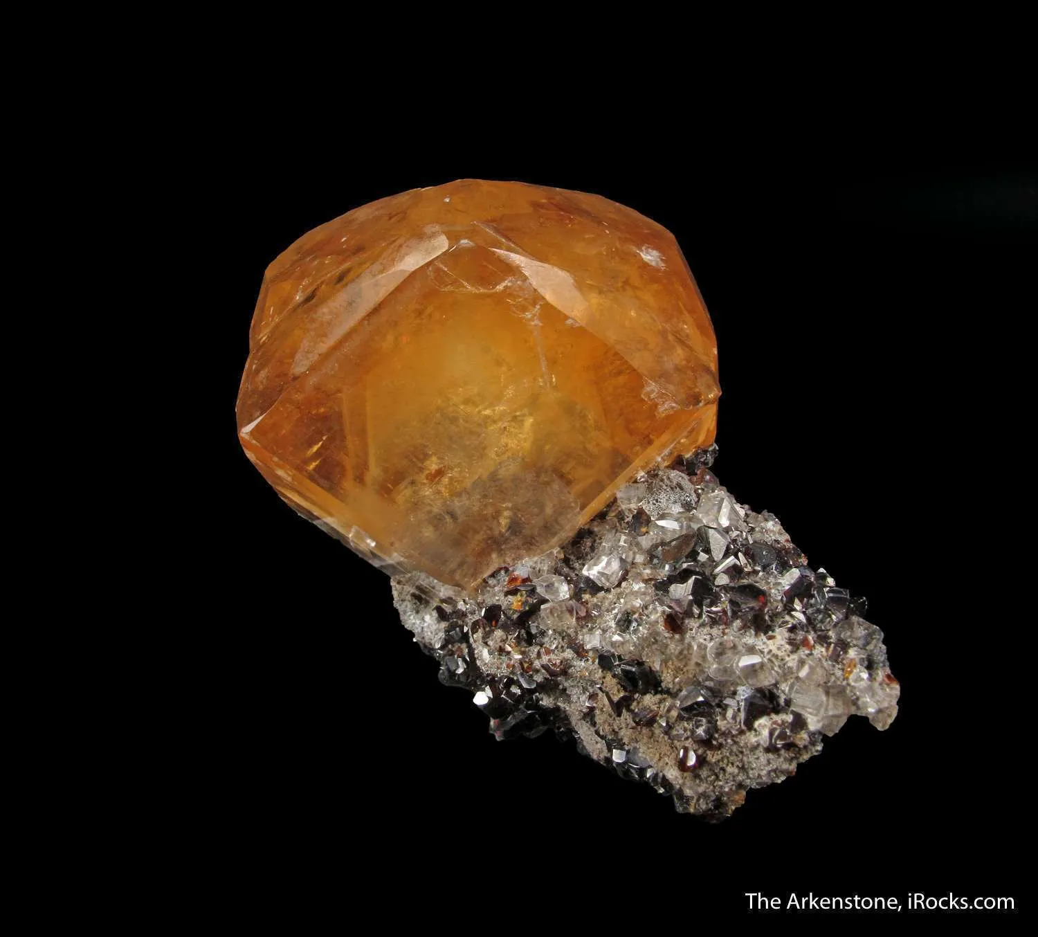 Calcite (twinned) with Sphalerite - image 4