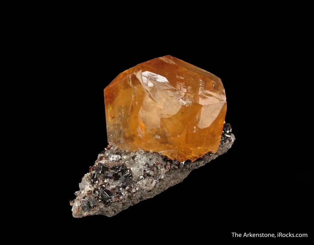 Calcite (twinned) with Sphalerite - image 5