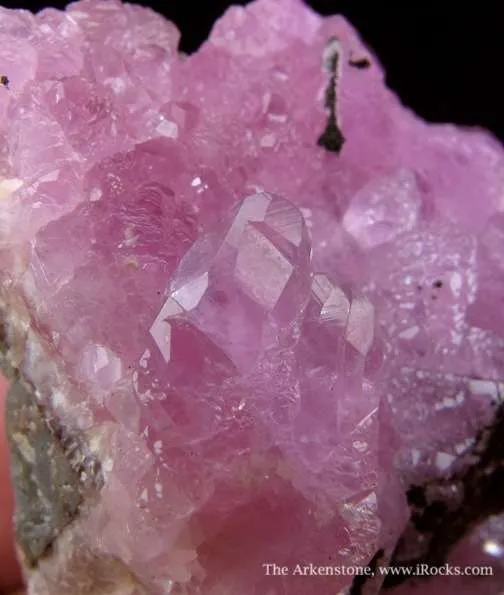 Calcite Var. Cobaltian With Copper - image 5