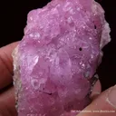 Calcite Var. Cobaltian With Copper - image 2