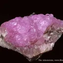 Calcite Var. Cobaltian With Copper - image 4