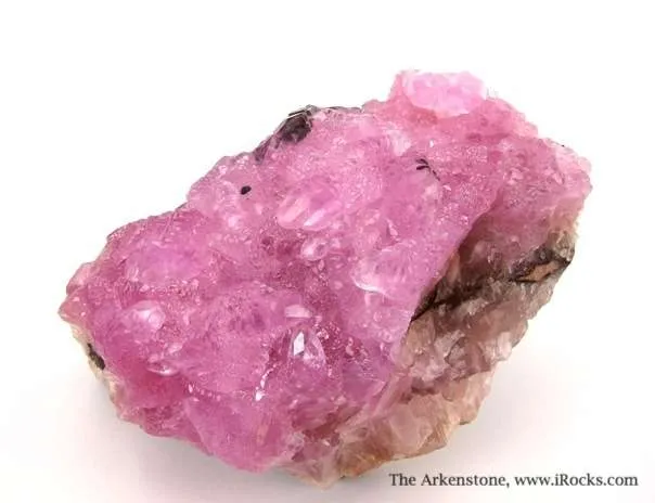 Calcite Var. Cobaltian With Copper - image 6