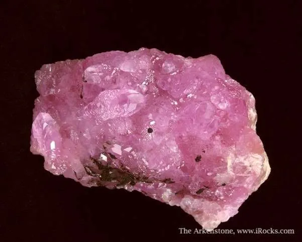 Calcite Var. Cobaltian With Copper image