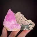 Calcite var. Cobaltian with Kolwezite - image 2
