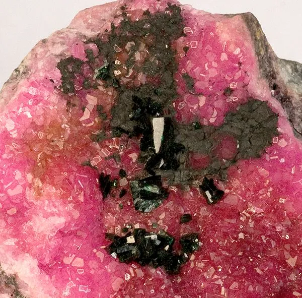 Calcite (Var: Cobaltoan Calcite), Malachite - image 2