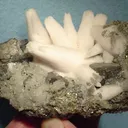 Calcite (Var: Manganoan Calcite), Bournonite - image 1