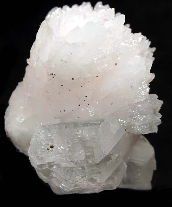 Calcite (Var: Manganoan Calcite), Gypsum (Var: Selenite) image