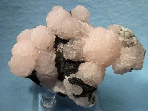 Calcite (Var: Manganoan Calcite), Manganite image