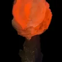 Calcite (Var. Manganoan) on Quartz - image 1