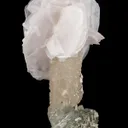 Calcite (Var. Manganoan) on Quartz - image 4