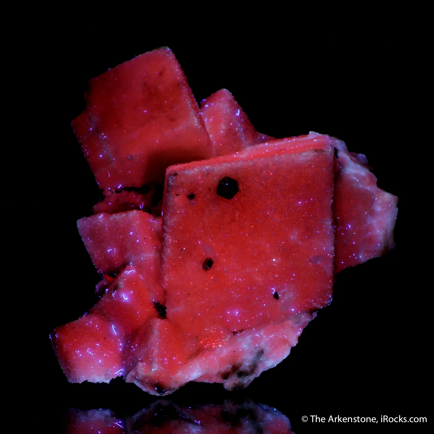 Calcite var. Manganoan & Pyrite - image 1