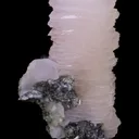 Calcite var Manganoan with Lollingite - image 5