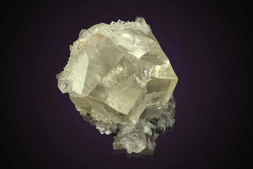 Calcite with Apophyllite and Stilbite image