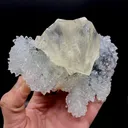 Calcite with Apophyllite on Heuladnite - image 3