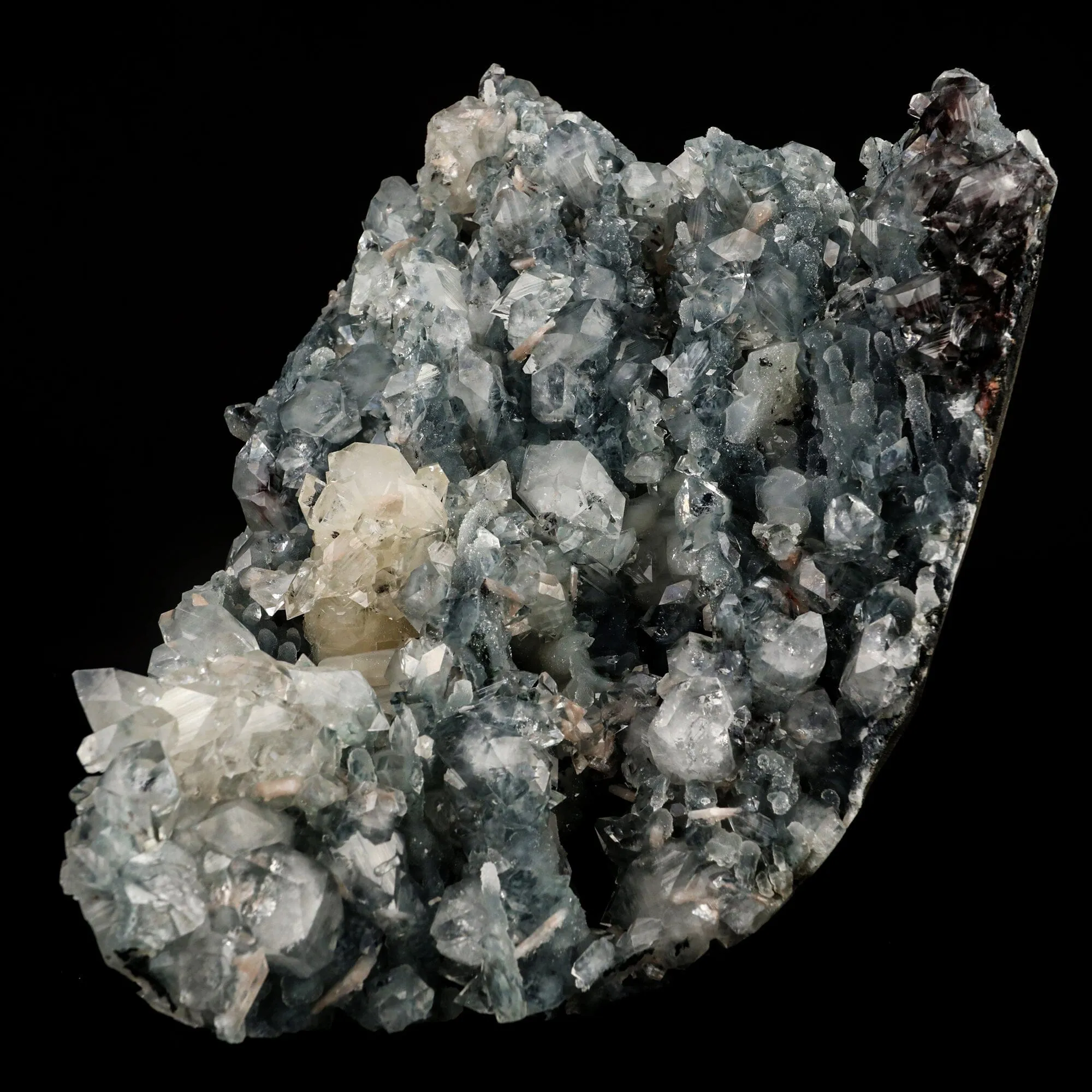 Calcite with Apophyllite Self Standing Natural Mineral Specimen - image 2