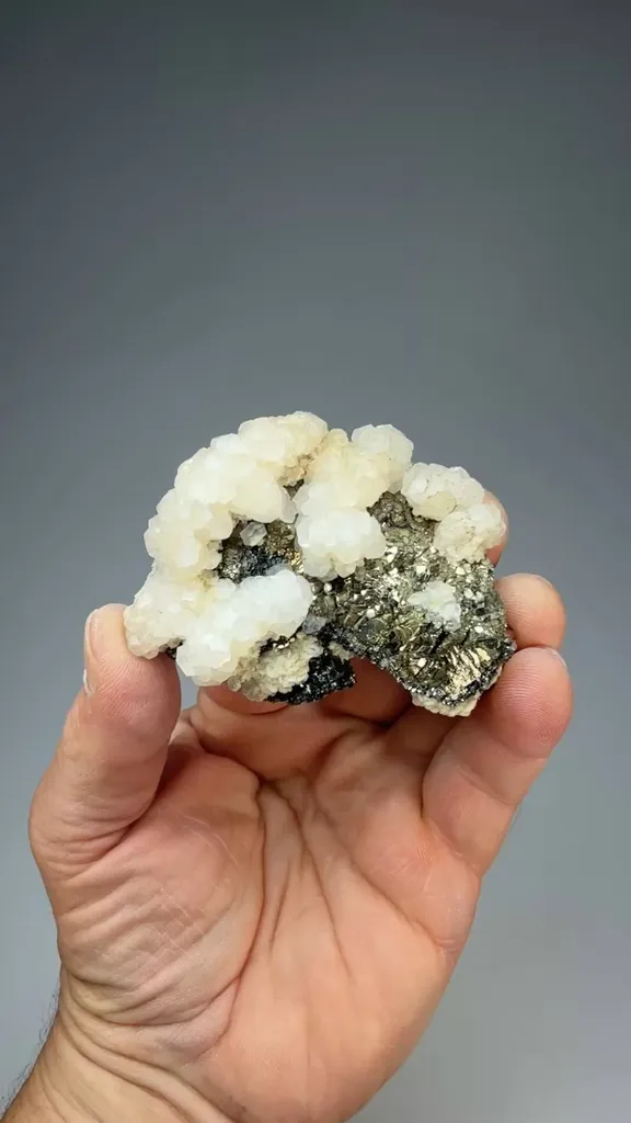 Calcite with Arsenopyrite, Pyrite image