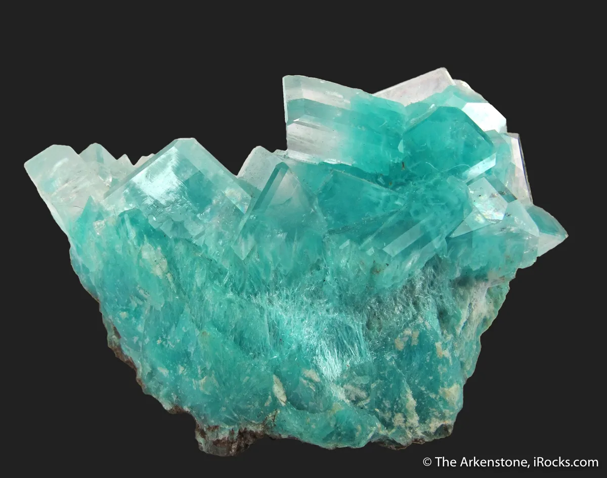 Calcite with Aurichalcite inclusions - image 6