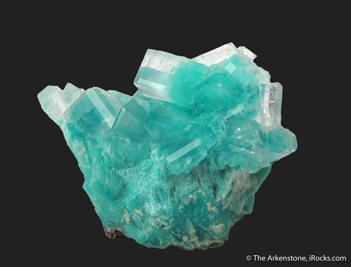 Calcite with Aurichalcite inclusions - image 3