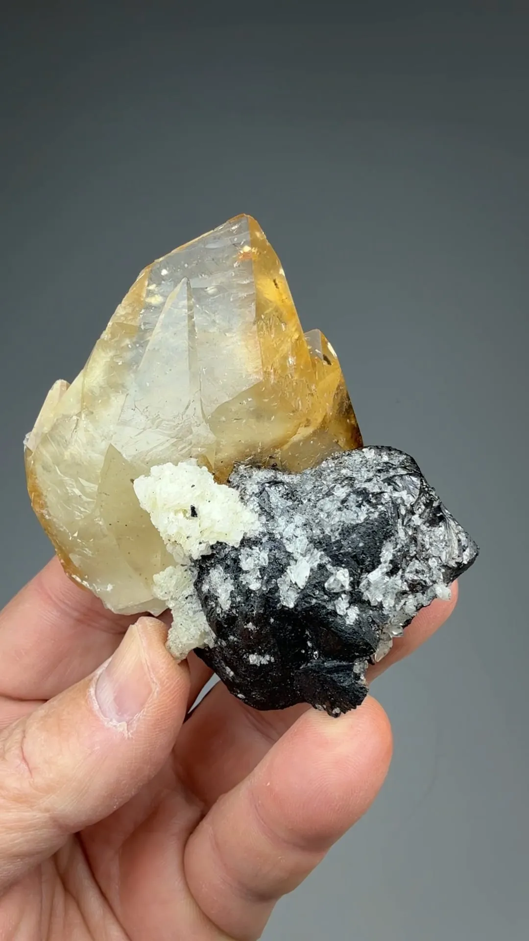 Calcite with Barite, Sphalerite - image 2