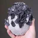 Calcite with Boulangerite inclusions - image 2