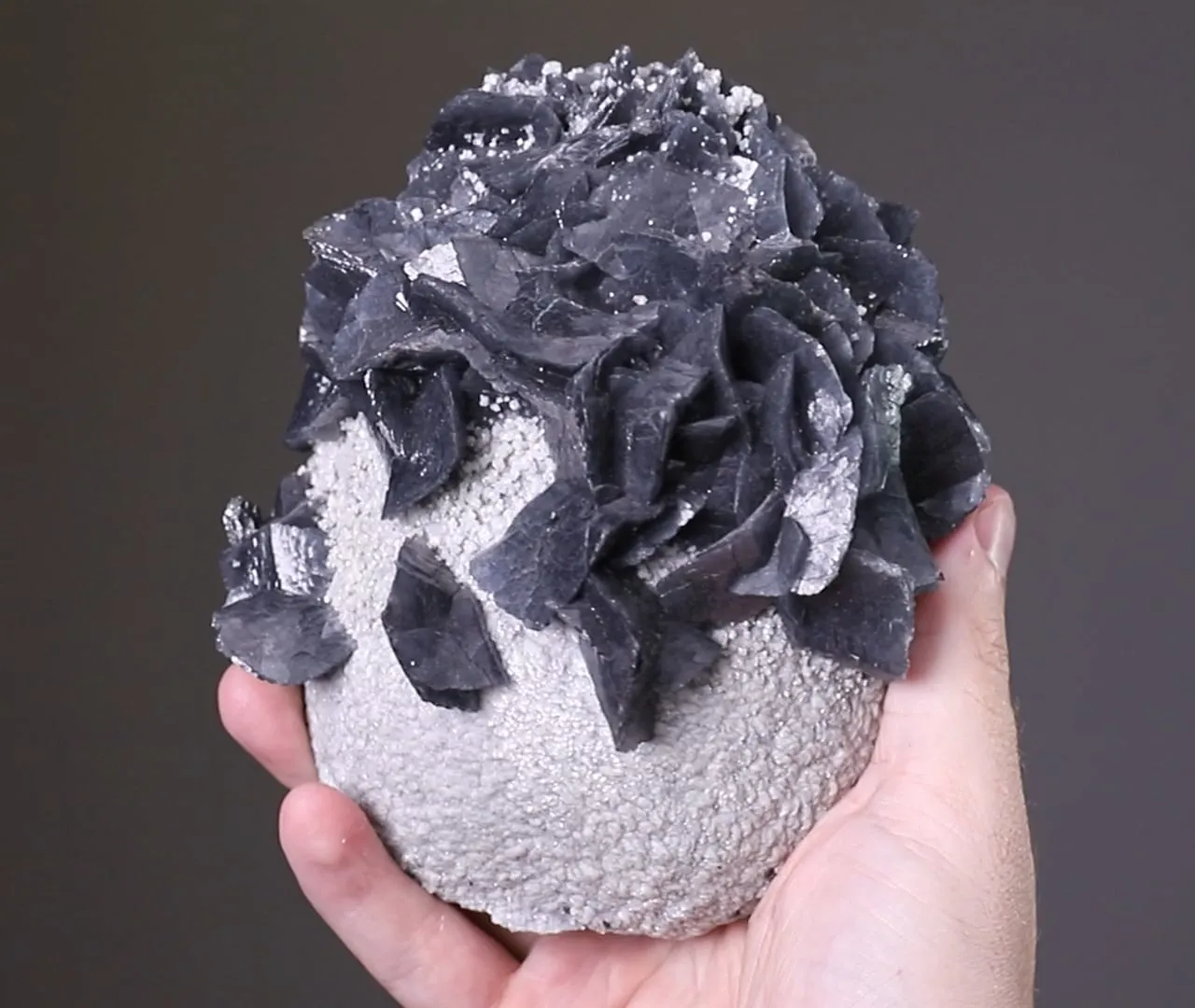 Calcite with Boulangerite inclusions - image 2