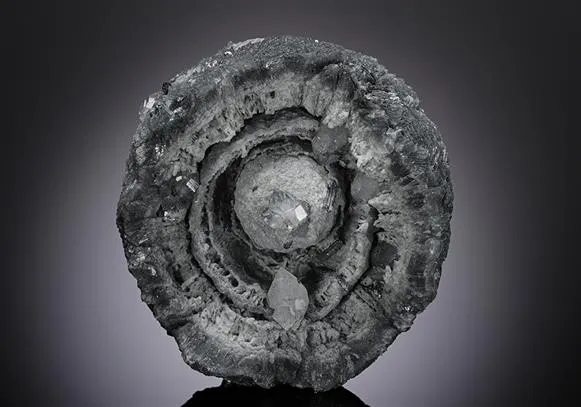 Calcite with Boulangerite Inclusions - image 1