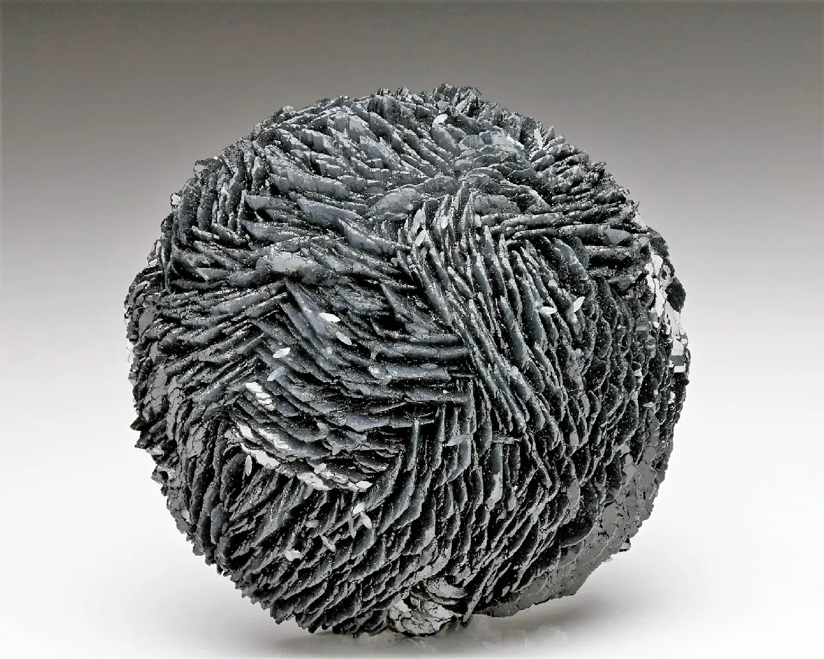 Calcite with Boulangerite inclusions - image 1