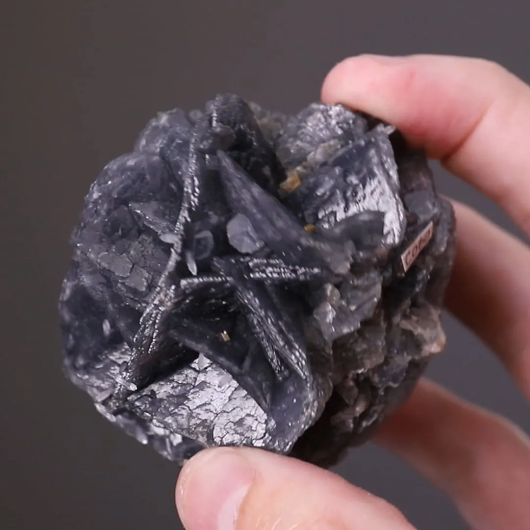 Calcite with Boulangerite inclusions - image 2