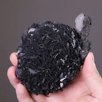 Calcite with Boulangerite inclusions Quartz and Tetrahedrite