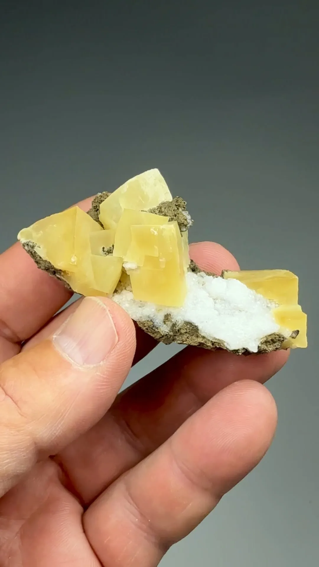 Calcite with Chabazite - image 2