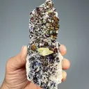 Calcite with Chalcoprite on Dolomite - image 1
