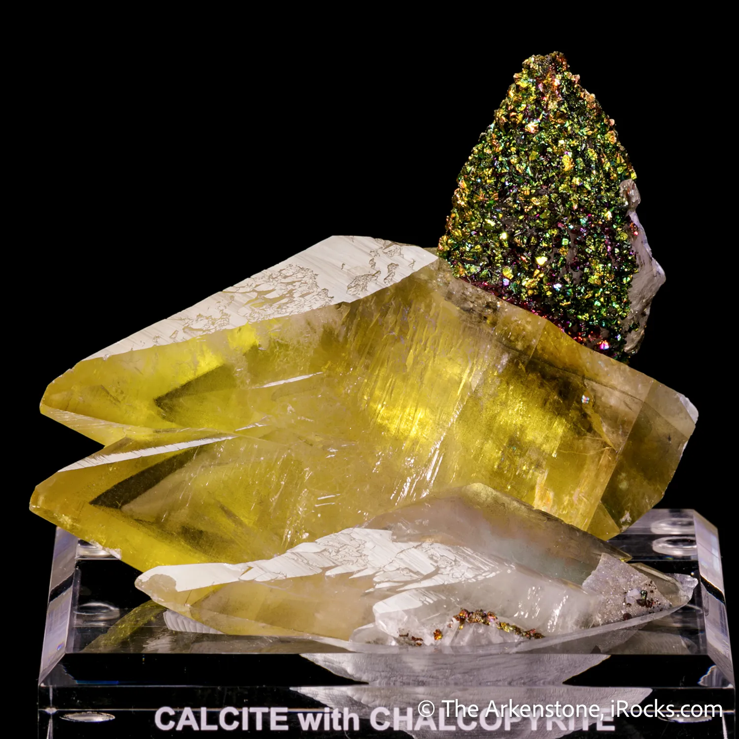 Calcite with Chalcopyrite - image 4