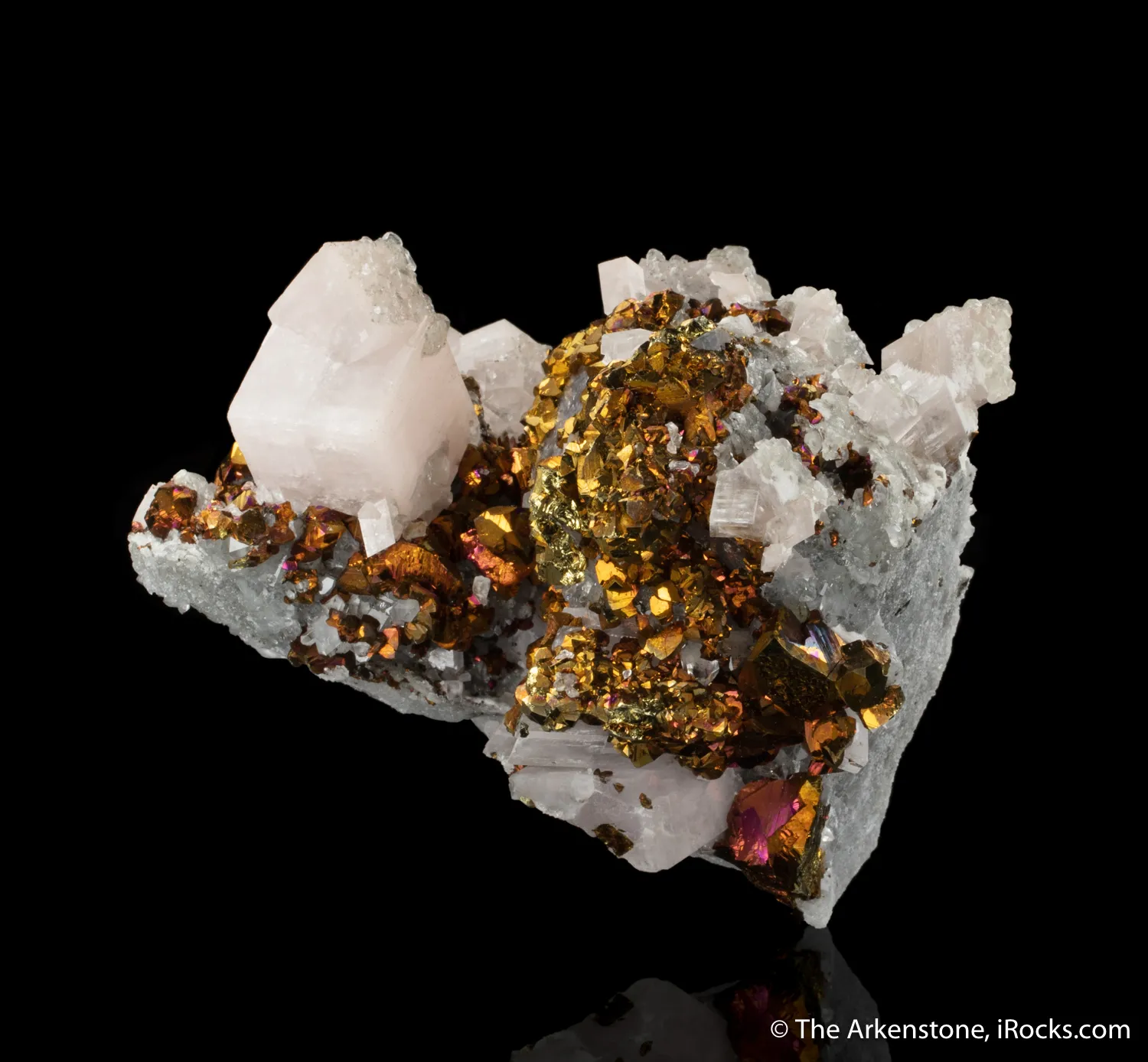 Calcite with Chalcopyrite - image 2