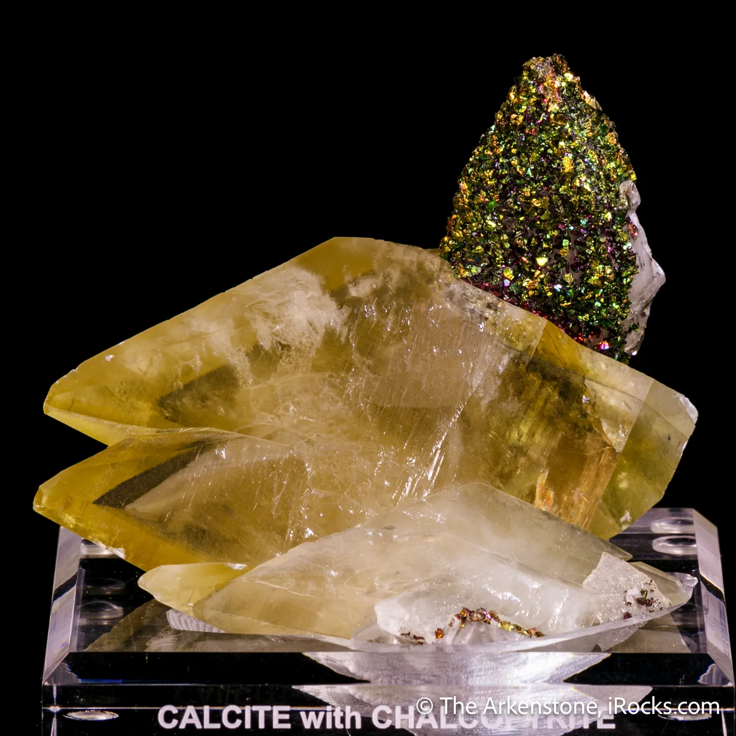 Calcite with Chalcopyrite - image 3