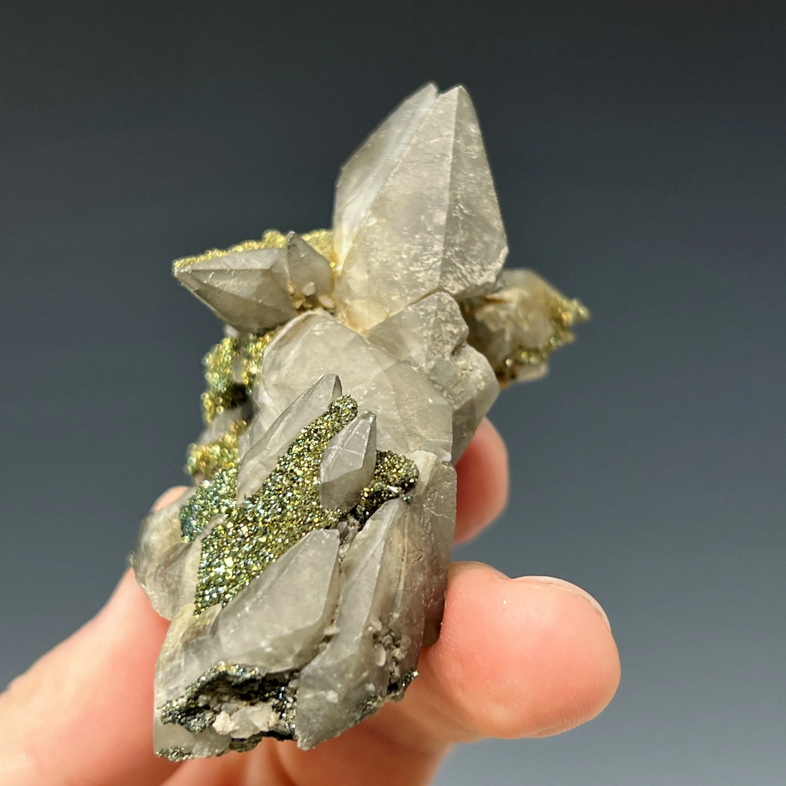 Calcite with Chalcopyrite - image 3