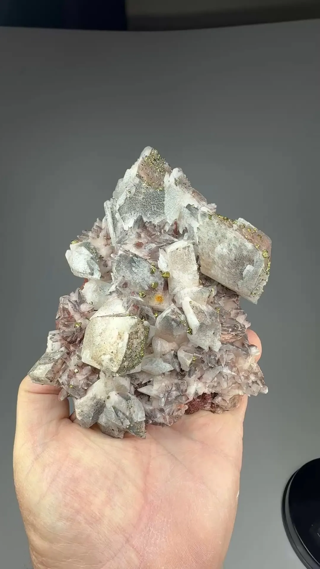 Calcite with Chalcopyrite, Barite, Hematite - image 2