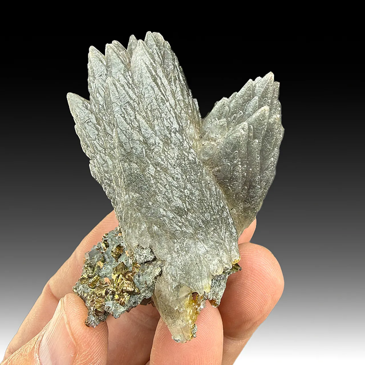 Calcite with Chalcopyrite, Fluorite, Barite, Hematite - image 1