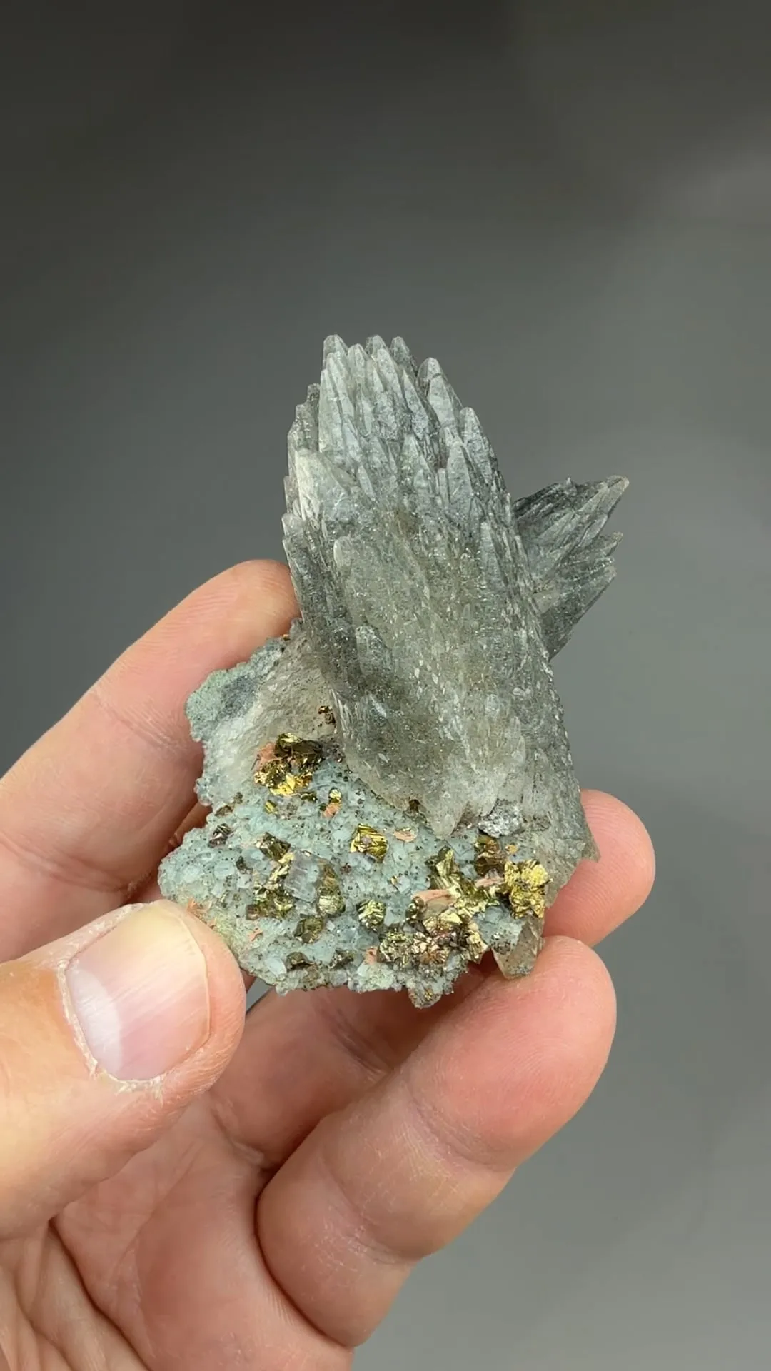 Calcite with Chalcopyrite, Fluorite, Barite, Hematite - image 3