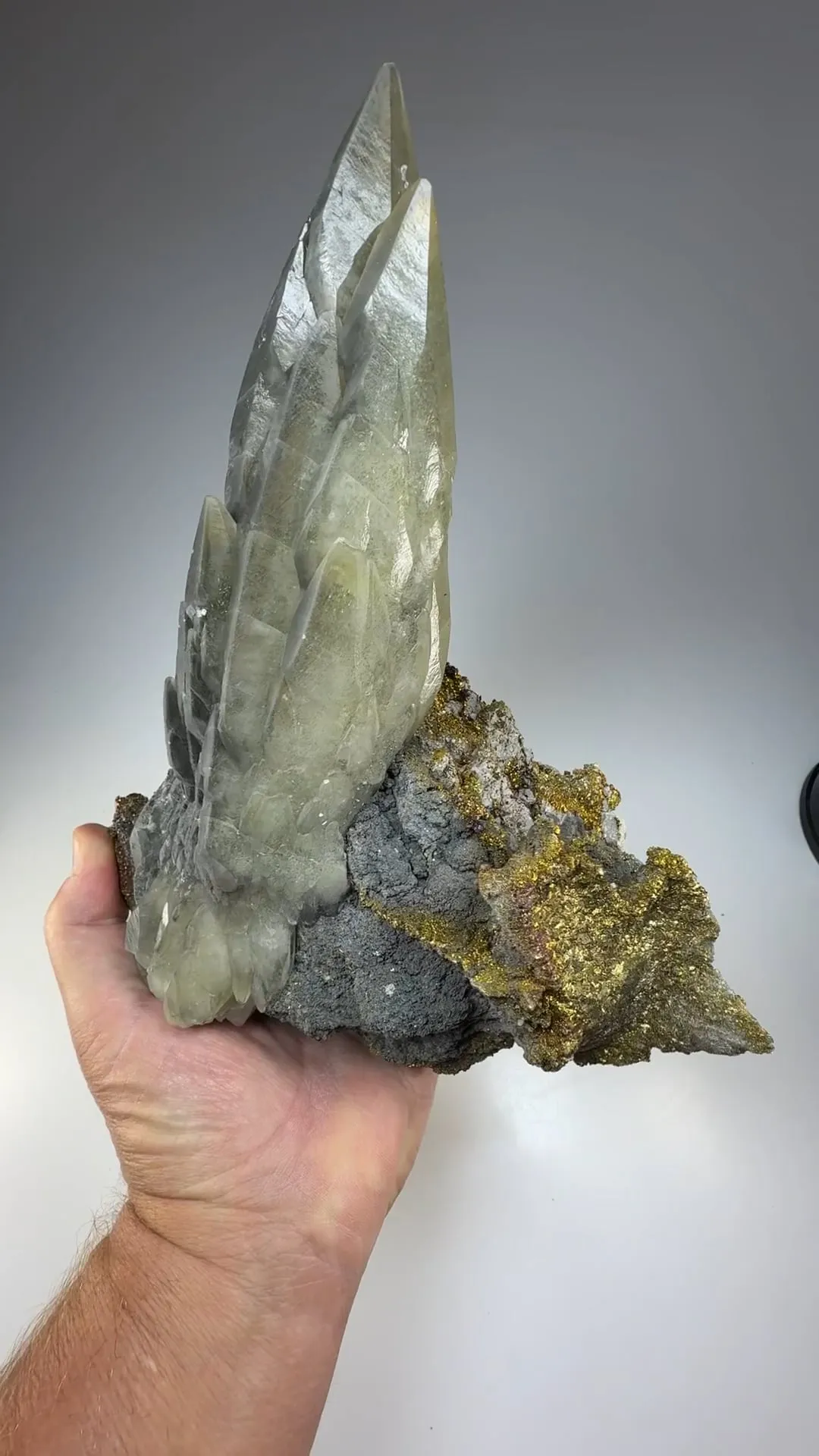 Calcite with Chalcopyrite, Galena - image 3