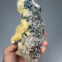 Calcite with Chalcopyrite on Dolomite - image 1