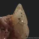 Calcite with Chalcopyrite on pink Dolomite - image 5
