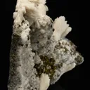 Calcite with Chalcopyrite on Quartz - image 6