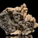 Calcite with Chalcopyrite on Quartz - image 1