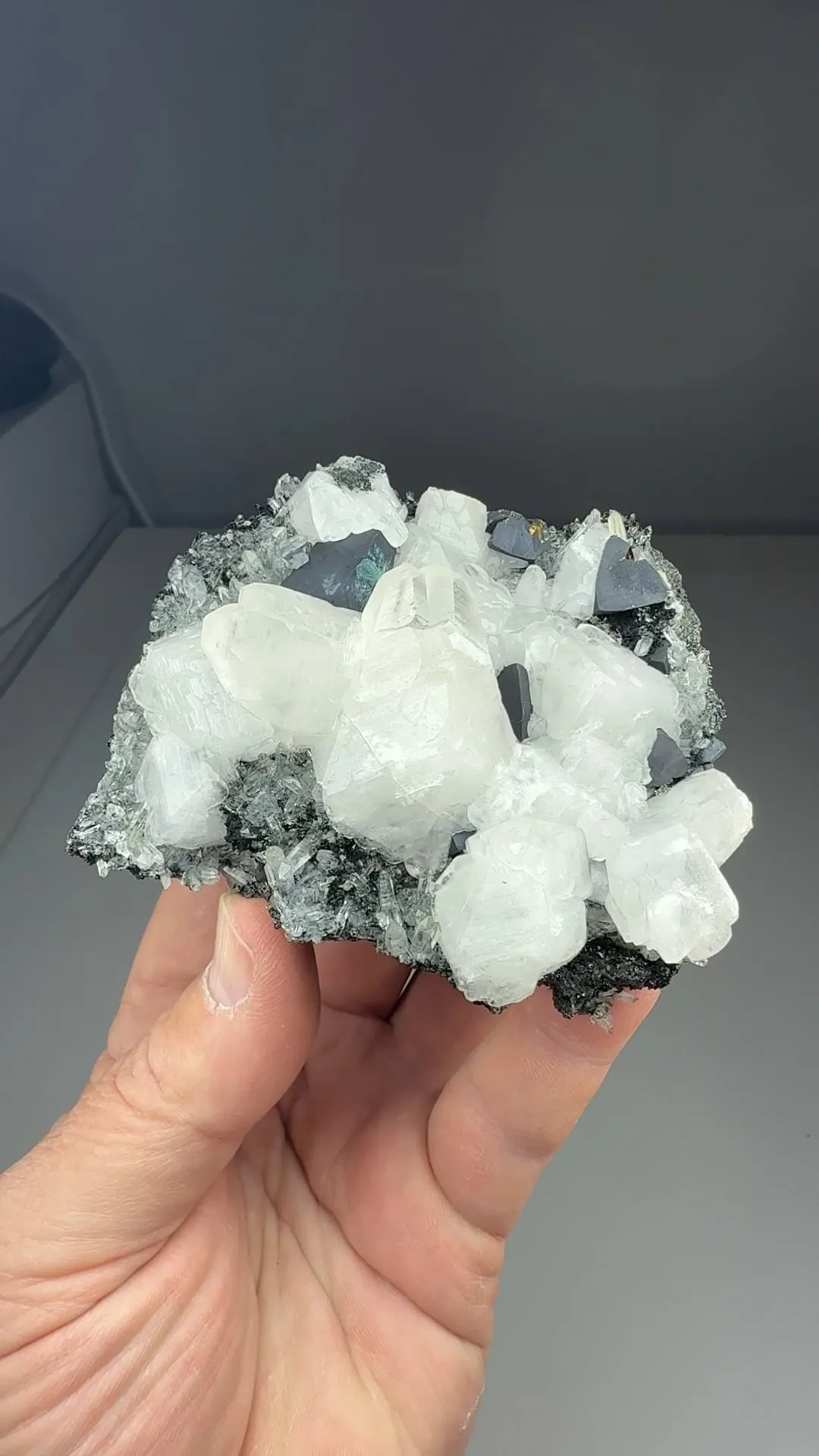 Calcite with Chalcopyrite, Quartz - image 2