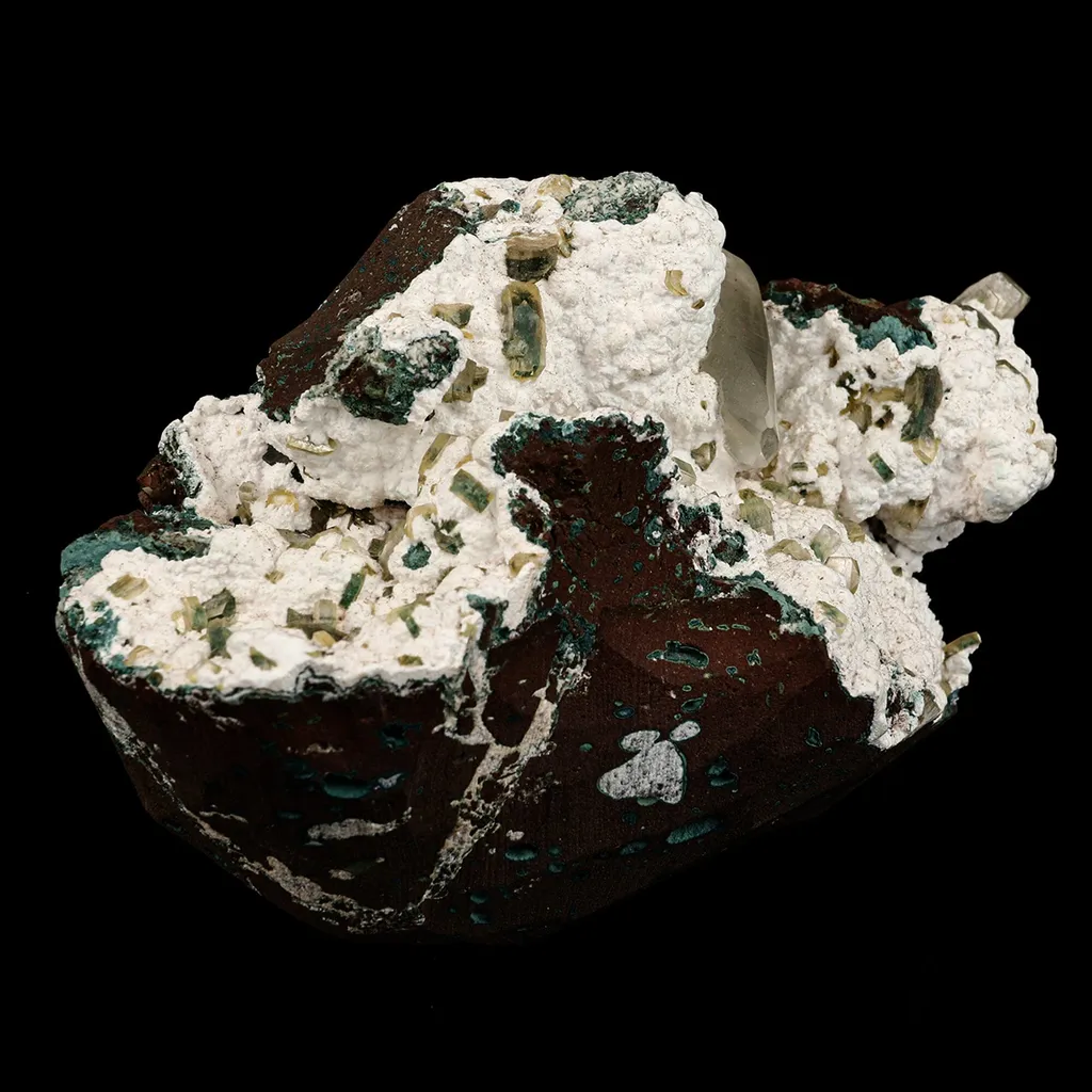 Calcite with Clinoptilolite on Mordenite Natural Mineral Specimen - image 3