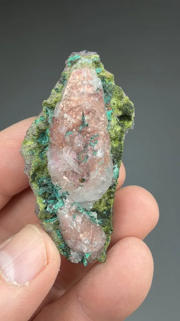 Calcite with Copper, Chrysocolla, Epidote - image 2