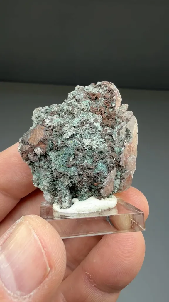 Calcite with Copper, Epidote - image 2
