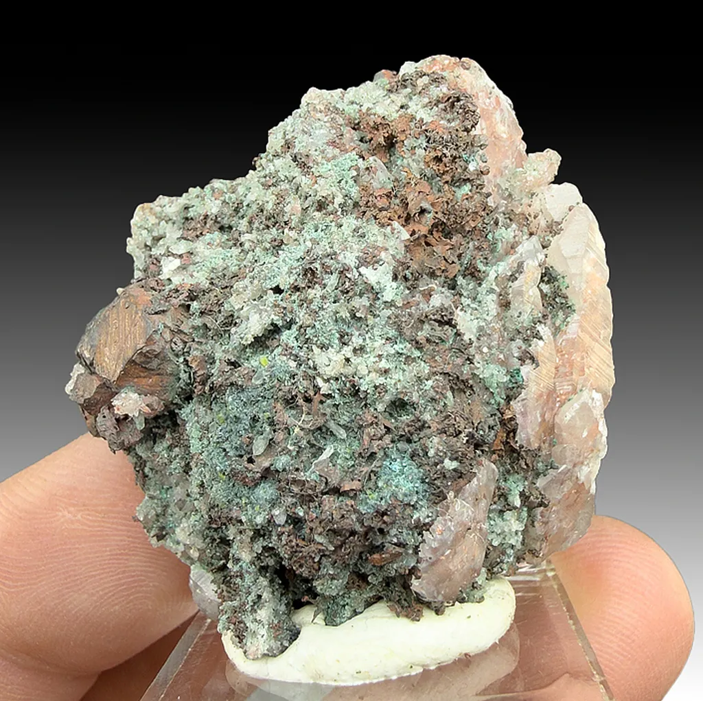Calcite with Copper, Epidote image
