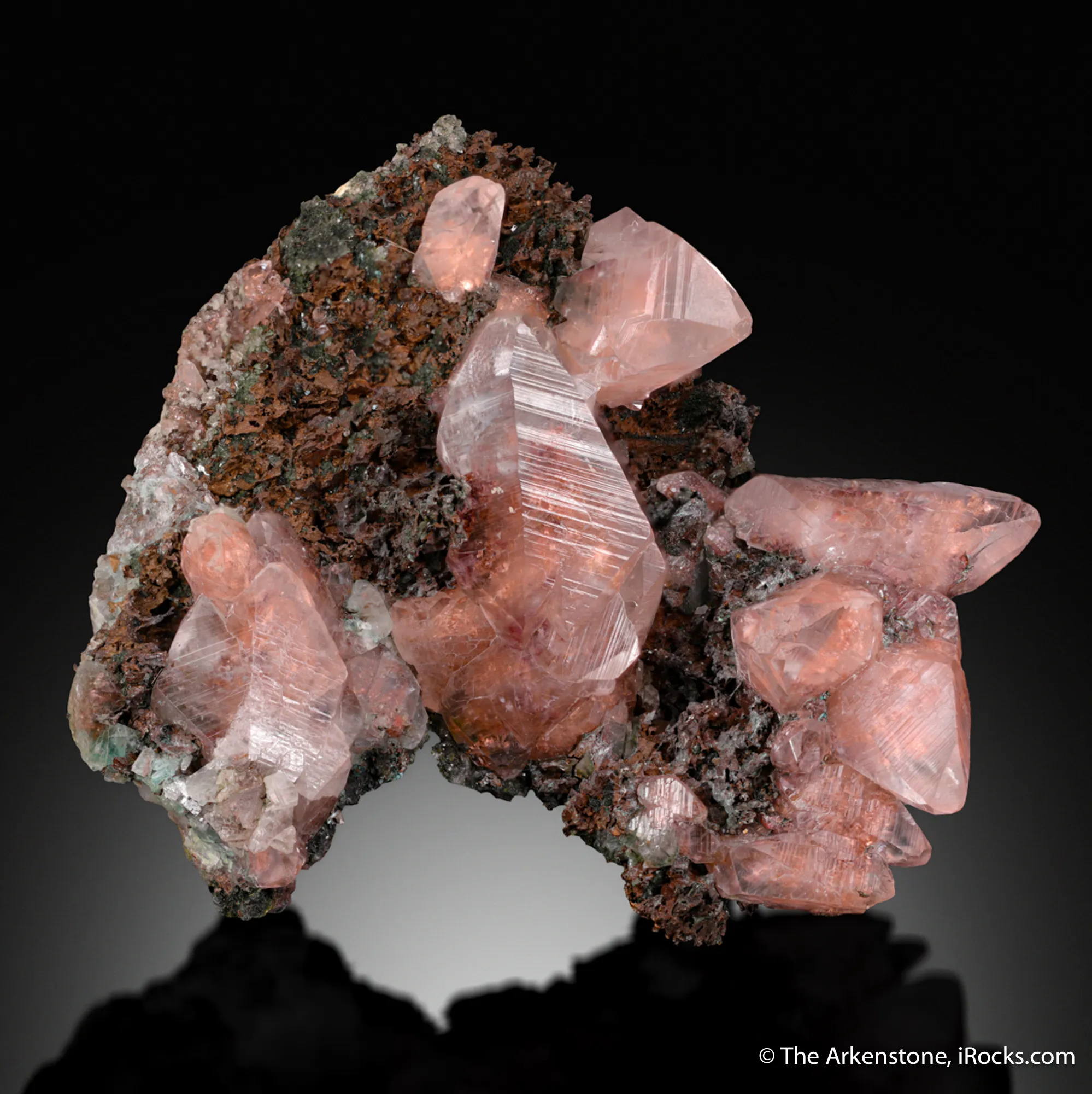 Calcite with Copper inclusions - image 1