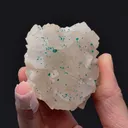 Calcite with Dioptase - image 2